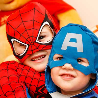 Toddlers participating in music, dance, and creative performance class