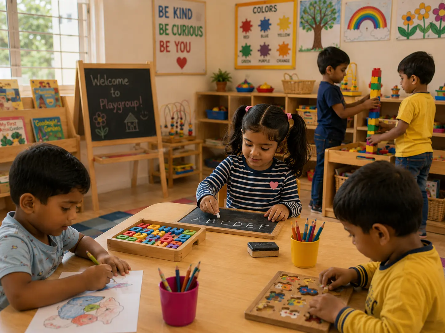 Lower Kindergarten (LKG) at Navoditya School
